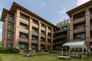 Overnatningsstedets facade