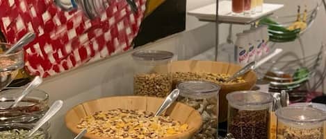 Daily buffet breakfast (EUR 12.9 per person)