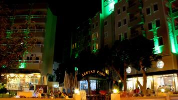 Front of property – evening/night