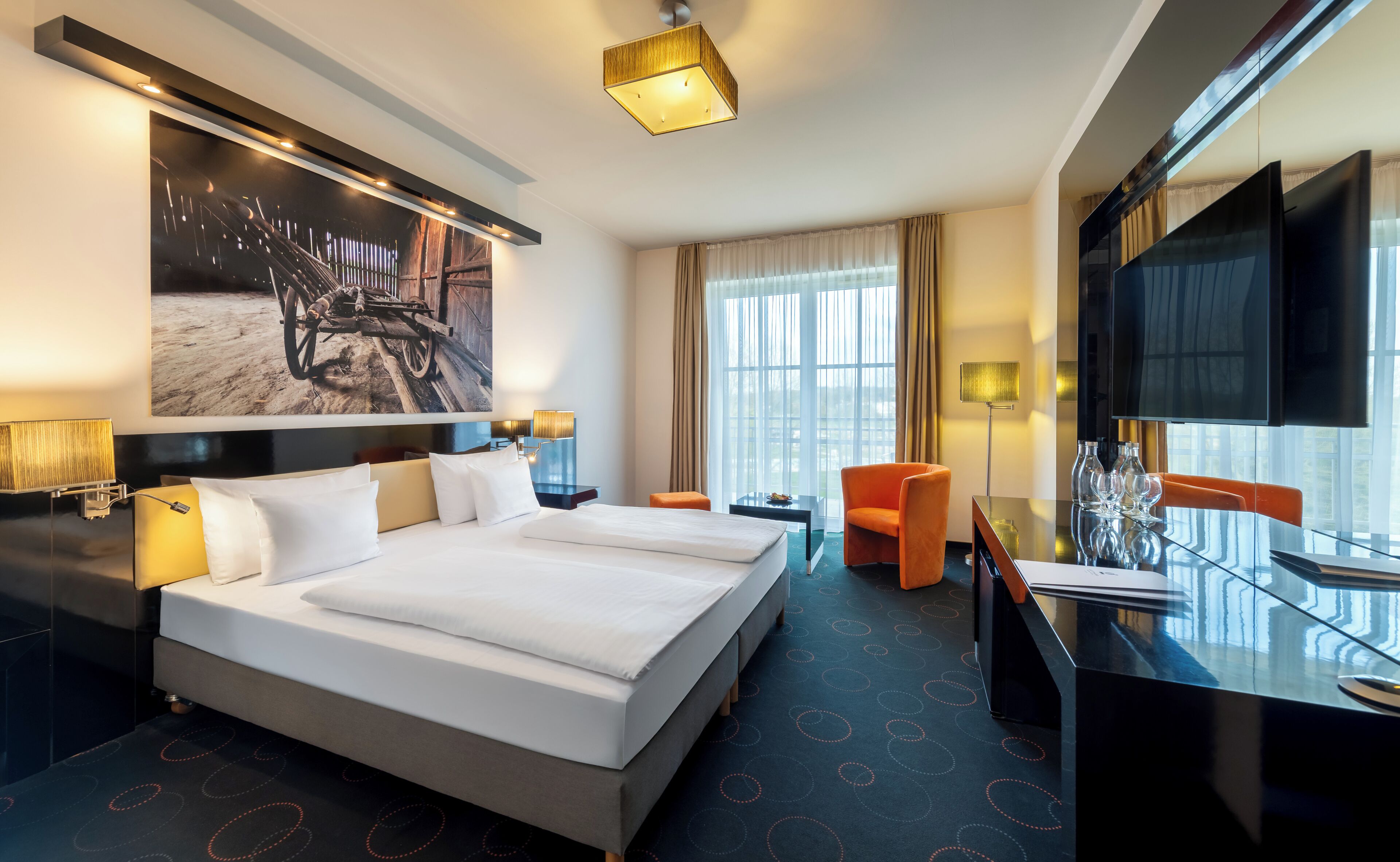 Standard Double Room, Balcony | In-room safe, desk, free cots/infant beds, WiFi