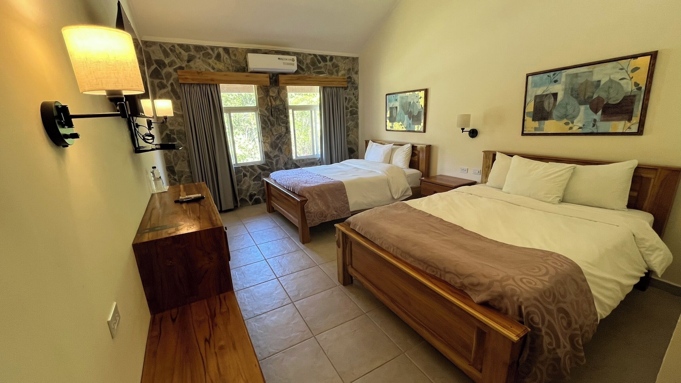 Down duvets, pillow-top beds, desk, laptop workspace