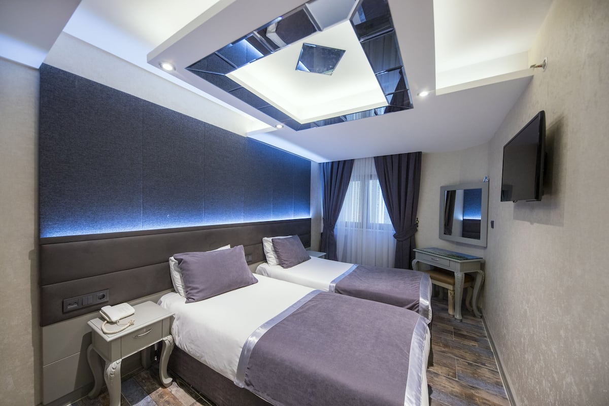 Ropa de cama de alta calidad, edredón y minibar
