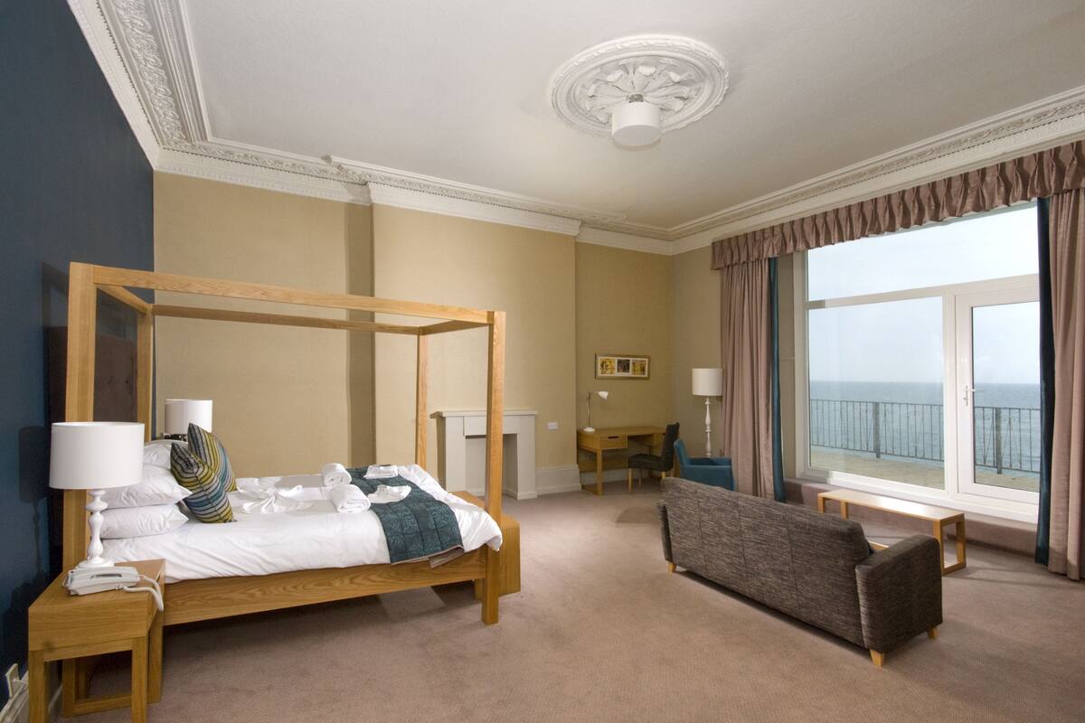 individually decorated, individually furnished, desk, iron/ironing board