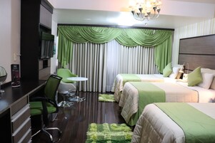 Decoración personalizada, muebles diferentes y wifi gratis 