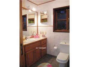 Superior House, 4 Bedrooms, Lagoon View | Bathroom | Combined shower/bathtub - Famko (Puerto Varas)
