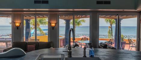 Grand House, Non Smoking, Ocean View | Private kitchen | Fridge