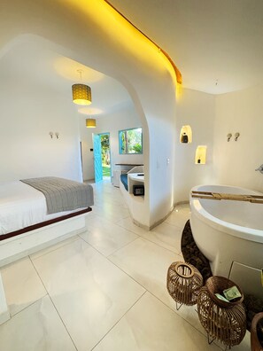 Luxury Room | Individually decorated, individually furnished, free WiFi, bed sheets - Pousada Ilha do Vento (São Miguel do Gostoso)