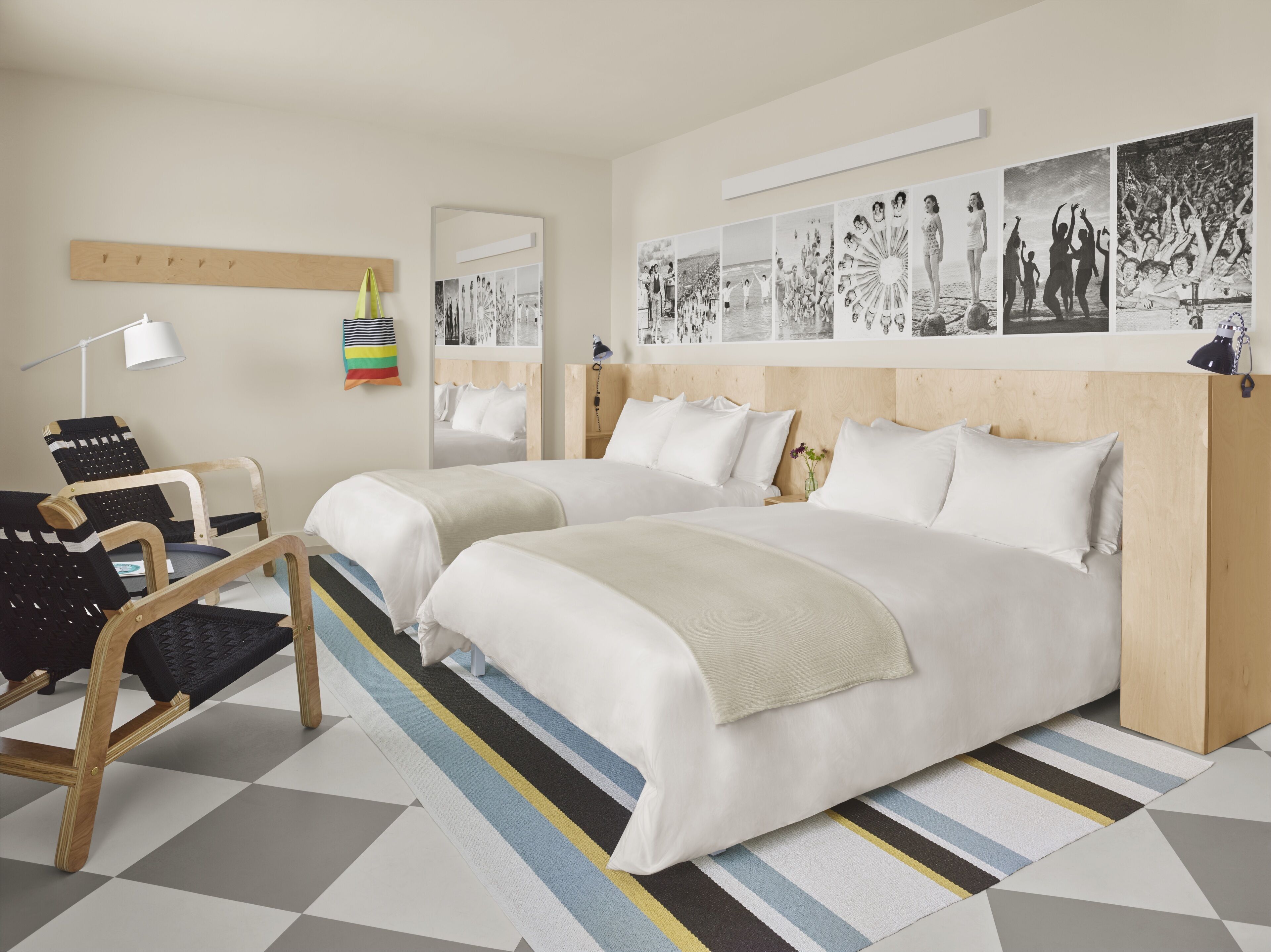 Premium bedding, down comforters, pillowtop beds, in-room safe