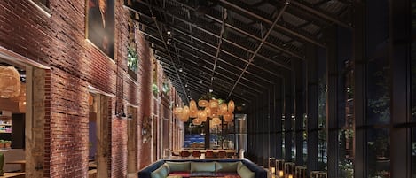 Sala de estar en el lobby