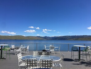 Dinner served, al fresco dining  - Lakeside Lodge Resort & Marina (Pinedale)