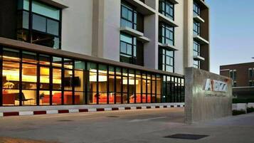 Front of property - evening/night