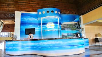 Check-in/check-out kiosk