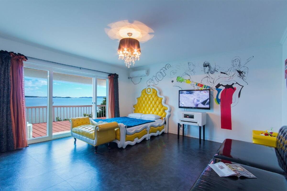 Chambre Familiale, non-fumeurs, vue océan