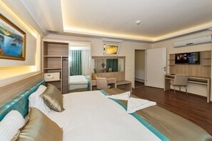 华丽公寓, 按摩浴缸 | 高档床上用品、迷你吧、客房内保险箱、隔音