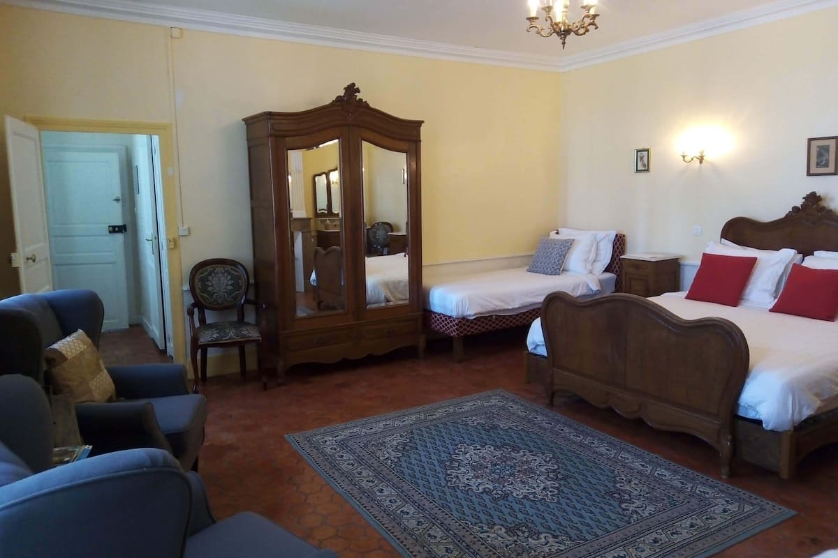 Family Quadruple Room, Hill View | Free WiFi, bed sheets