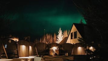 Front of property – evening/night