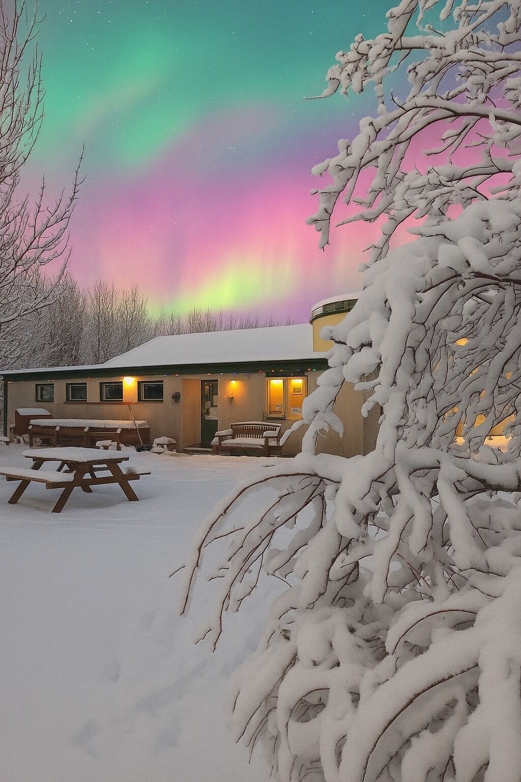 إطلالة على الحديقة