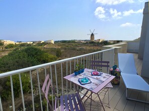 Deluxe Penthouse, 3 Bedrooms, Non Smoking, Sea View | Balcony - Gozo Windmill Apartments (Qala)