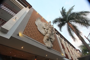 Fassade der Unterkunft