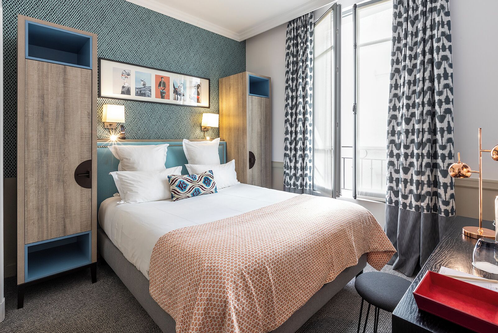 Premium bedding, in-room safe, desk, blackout curtains