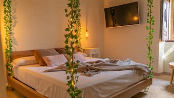 Deluxe appartement | 1 slaapkamer, luxe beddengoed, donsdekens, Tempur Pedic-bedden