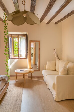 Deluxe Apartment | Living area | Flat-screen TV - Casa Rural La Molinera Etxea (Samaniego)