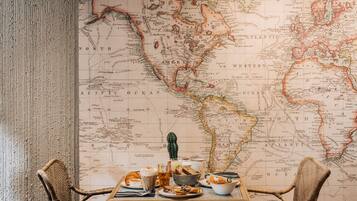 Daily buffet breakfast (EUR 17.50 per person)