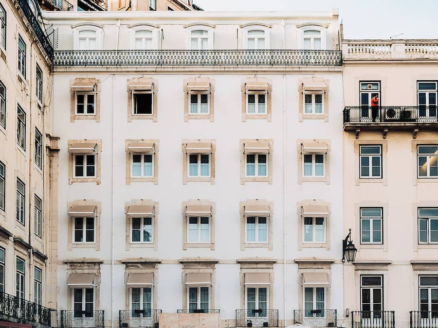 Fassade der Unterkunft