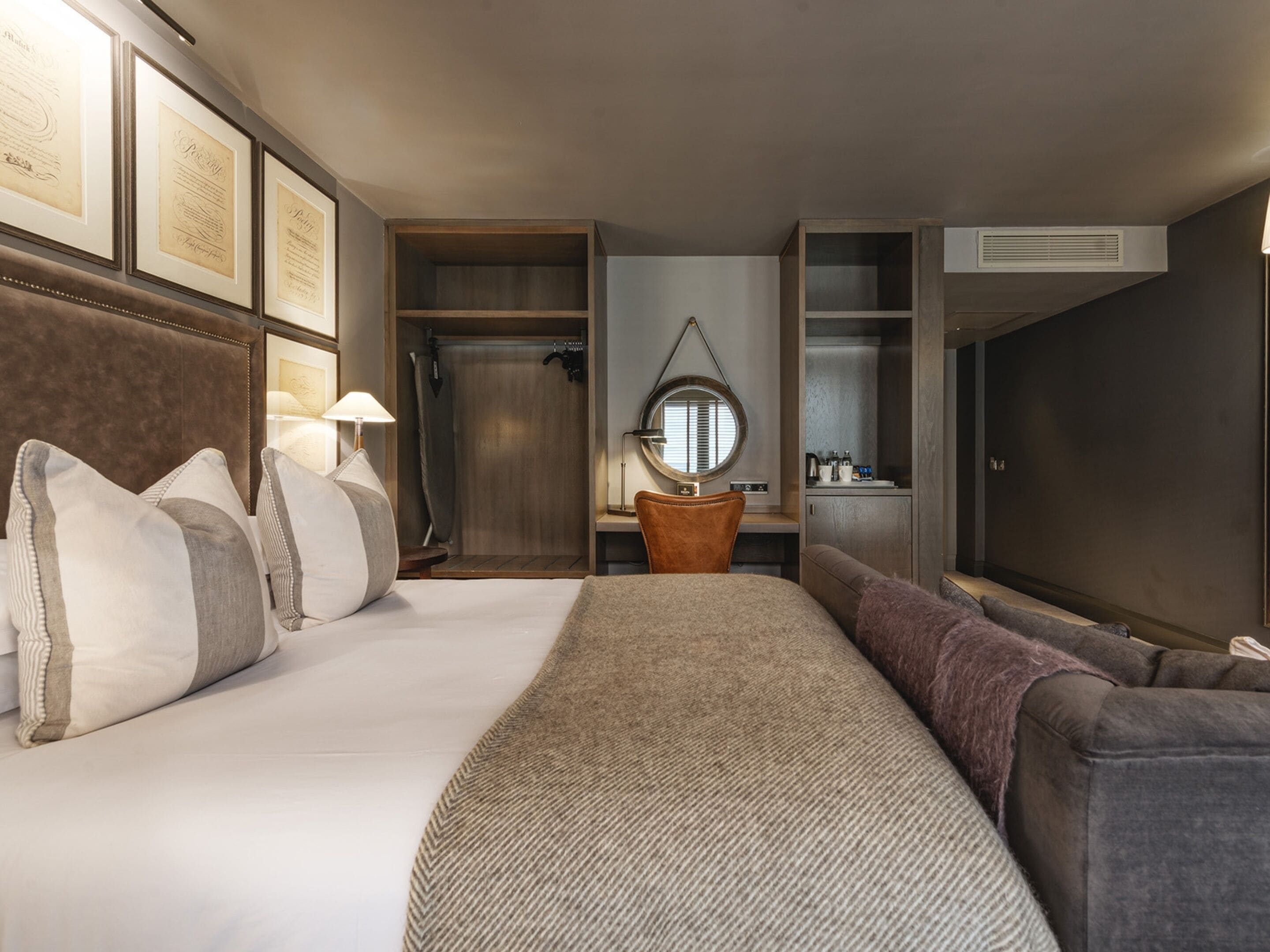 premium bedding, in-room safe, desk, iron/ironing board