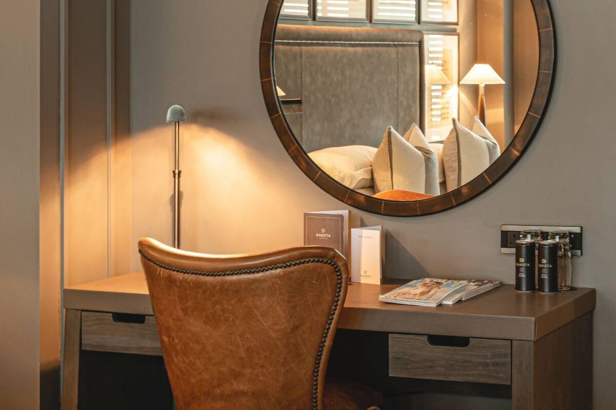 signature suite | premium bedding, in-room safe, desk, iron/ironing board