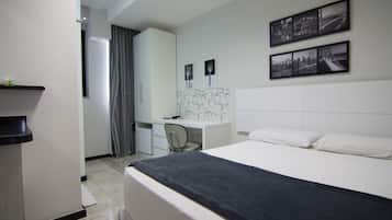 Minibar, in-room safe, blackout curtains, free WiFi