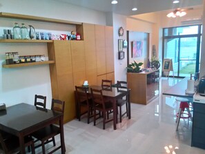 Lobby sitting area