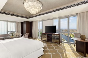 Suite presidencial, 1 cama King size | Ćrea de sala de estar