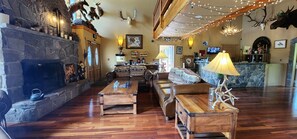 Sala de estar en el lobby