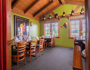 Farm to table cuisine, ocean views