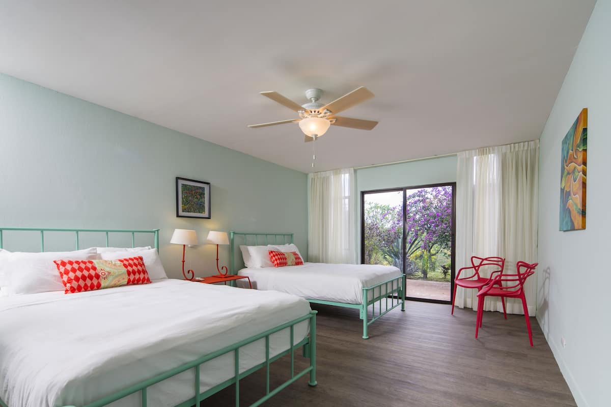 Deluxe Room, 2 Queen Beds | Premium bedding, in-room safe, blackout drapes, soundproofing