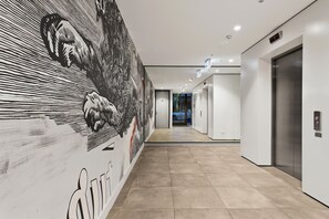 Interior entrance
