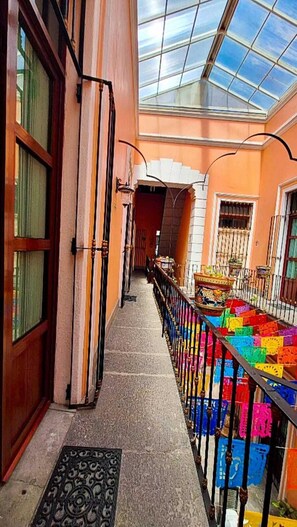 View from room - Hotel del Capitán de Puebla (Puebla)