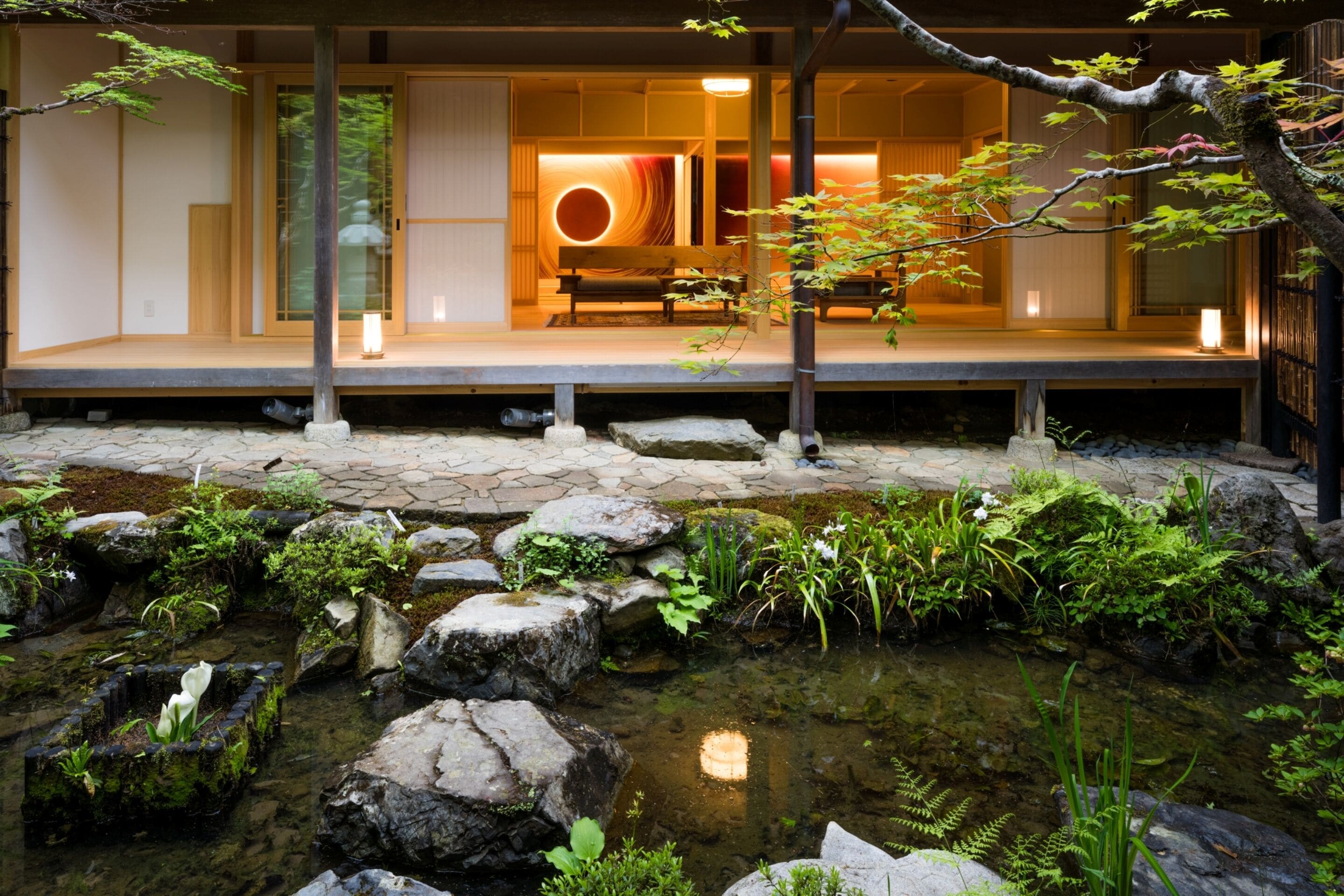 Suite Luxe, salle de bains privée, vue jardin | Vue de la chambre