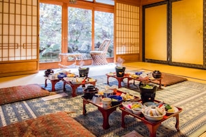 Comida en el ryokan