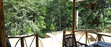 Blick von der Unterkunft