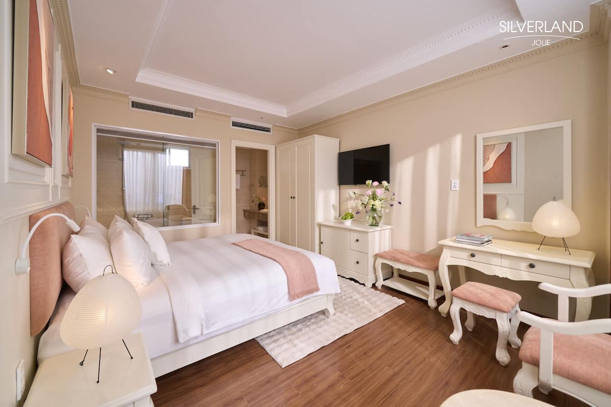 Quarto casal ou duplo executivo (with Afternoon Tea) | Frigobar, cofres nos quartos, escrivaninha