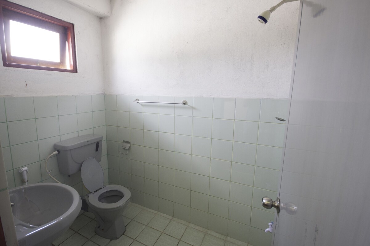 Baño | Regadera y toallas 