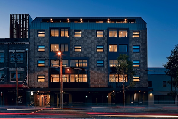 Front of property – evening/night