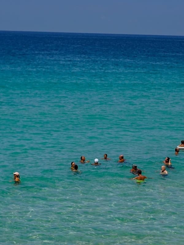 Vue sur la plage/l’océan