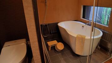 Ensemble douche/baignoire, baignoire relaxante profonde