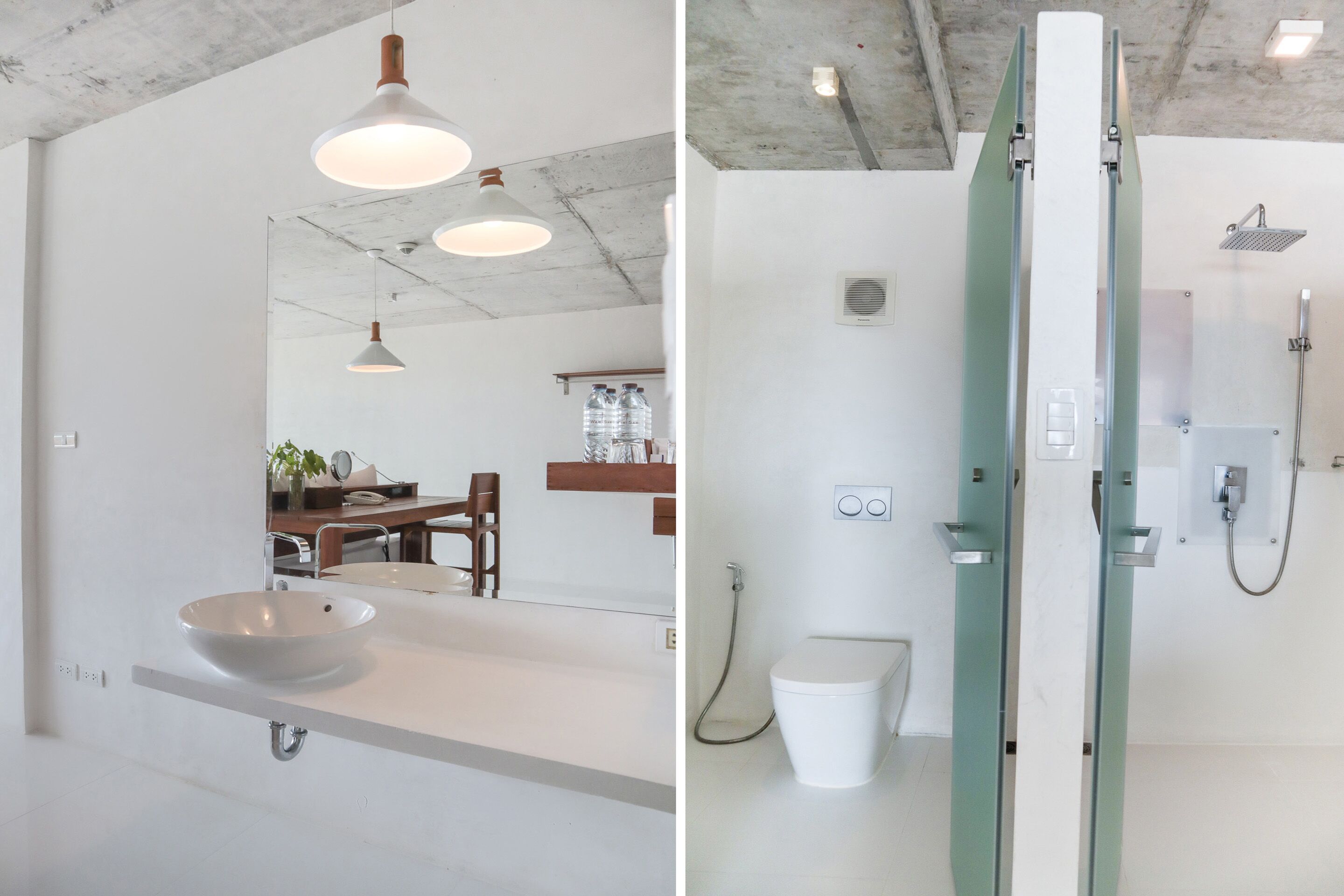 Luxury Double Room, Multiple Beds | Bathroom