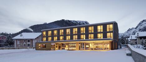 Overnatningsstedets facade