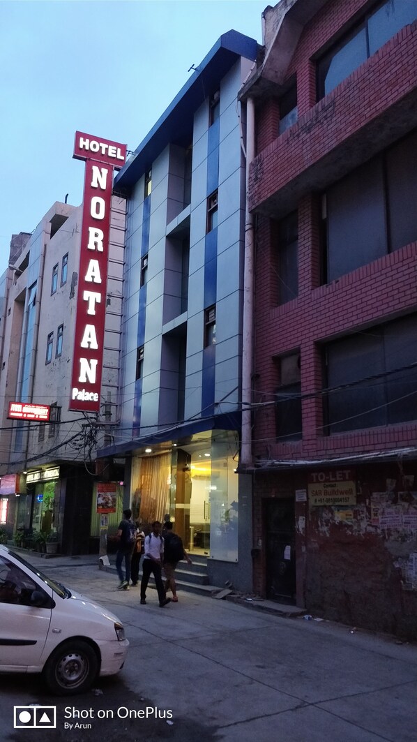 Front of property – evening/night