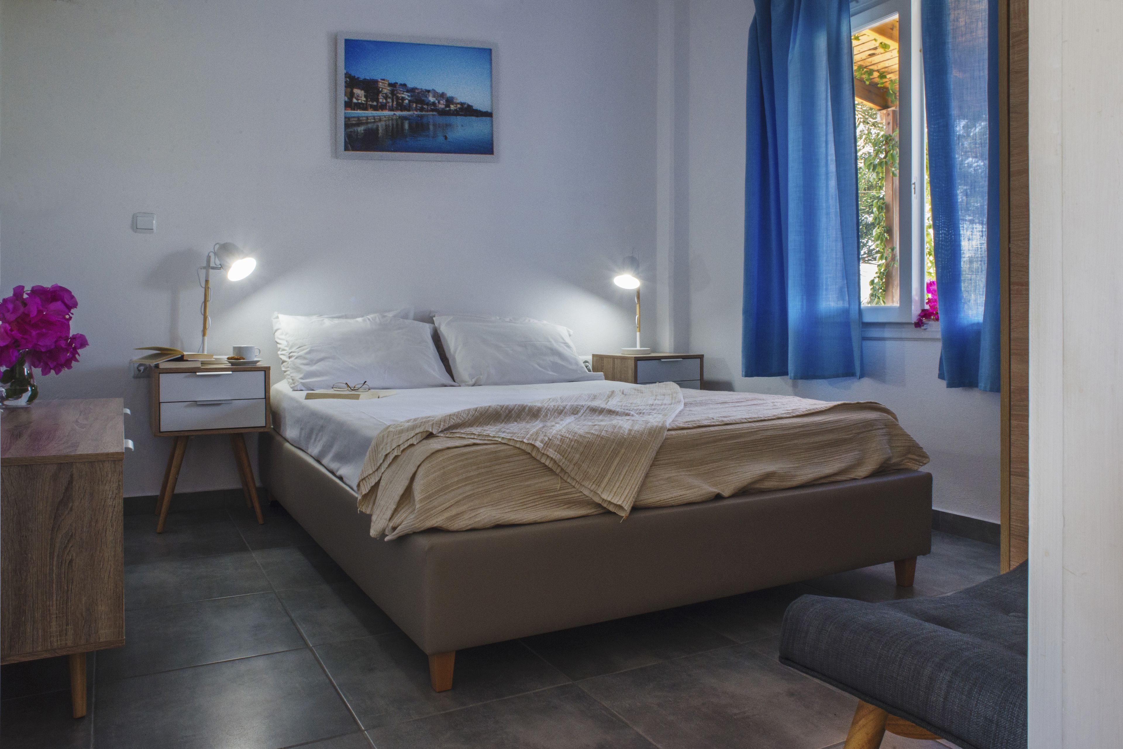 Apartment, 2 Bedrooms, Sea View | 2 bedrooms, in-room safe, soundproofing, iron/ironing board